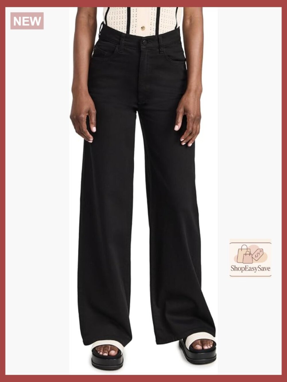 High Rise Wide Leg Jeans Retro Vintage Y2K Button Fly Denim 32in Inseam